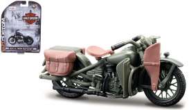 Harley Davidson  - 1942 green - 1:24 - Maisto - 04161 - mai04161 | Toms Modelautos