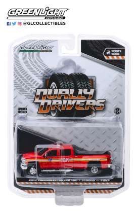 Chevrolet  - Silverado 2018 red - 1:64 - GreenLight - 46020A - gl46020A | Toms Modelautos