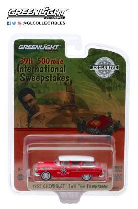 Chevrolet  - Two-Ten Townsman 1955 red - 1:64 - GreenLight - 30104 - gl30104 | Toms Modelautos