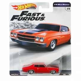 Chevrolet  - Chevelle F&F 1970 red/black - 1:64 - Hotwheels - GBW90 - hwmvGBW90 | Toms Modelautos