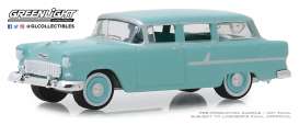 Chevrolet  - Two-Ten Townsman 1955 blue/green - 1:64 - GreenLight - 29970A - gl29970A | Toms Modelautos