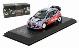 Hyundai  - i20 WRC 2015 blue/red - 1:43 - Magazine Models - fp1528L12c02 - MagRfp1528L12c02 | Toms Modelautos