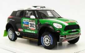 Mini  - All4 Racing 2013 black/green - 1:43 - Magazine Models - wp1402L13c12 - MagRfwp1402L13c12 | Toms Modelautos