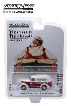 Chevrolet - Panel Truck 1939 red/white - 1:64 - GreenLight - 54020A - gl54020A | Toms Modelautos Chevrolet - Panel Truck 1939 red/white - 1:64 - GreenLight - 54020A - gl54020A | Toms Modelautos