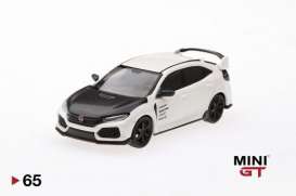 Honda  - Civic Type R white - 1:64 - Mini GT - mgt00065L - MGT00065lhd | Toms Modelautos