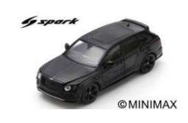 Bentley  - Bentayga 2019 black - 1:43 - Spark - s7791 - spas7791 | Toms Modelautos