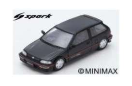 Honda  - Civic EF9 1990 blue/black - 1:43 - Spark - s5452 - spas5452 | Toms Modelautos