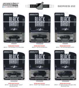 Assortment/ Mix - black - 1:64 - GreenLight - 28010 - gl28010 | Toms Modelautos Assortment/ Mix - black - 1:64 - GreenLight - 28010 - gl28010 | Toms Modelautos