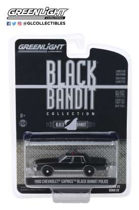 Chevrolet - Caprice 1980 black - 1:64 - GreenLight - 28010D - gl28010D | Toms Modelautos Chevrolet - Caprice 1980 black - 1:64 - GreenLight - 28010D - gl28010D | Toms Modelautos