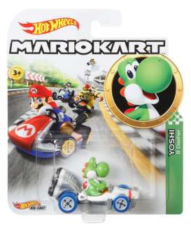 Mario Kart  - Yoshi 2019  - 1:64 - Hotwheels - GBG29 - hwmvGBG29 | Toms Modelautos