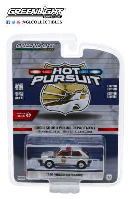 Volkswagen  - Rabbit 1980 silver - 1:64 - GreenLight - 42910D - gl42910D | Toms Modelautos