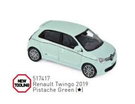 Renault  - Twingo 2019 green - 1:43 - Norev - 517417 - nor517417 | Toms Modelautos