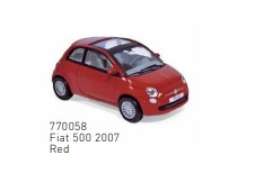 Fiat  - 500 2007 red - 1:87 - Norev - 770058 - nor770058 | Toms Modelautos