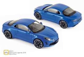 Alpine Renault - A110 2018 blue - 1:18 - Norev - 185312 - nor185312 | Toms Modelautos