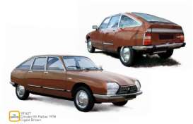 Citroen  - GS Pallas 1978 brown - 1:18 - Norev - 181627 - nor181627 | Toms Modelautos