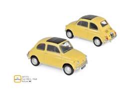Fiat  - 500L 1968 yellow - 1:18 - Norev - 187772 - nor187772 | Toms Modelautos