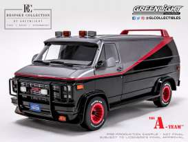 GMC  - Vandura *A Team* 1983 grey/black - 1:12 - GreenLight - 12101 - gl12101 | Toms Modelautos