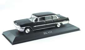 Zil  - 111 Limousine USSR 1958 black - 1:43 - Magazine Models - magrusZIL111 | Toms Modelautos