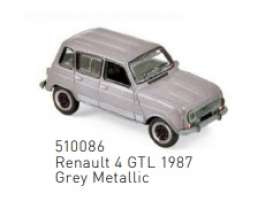 Renault  - 4 GTL 1987 grey metallic - 1:87 - Norev - 510086 - nor510086 | Toms Modelautos