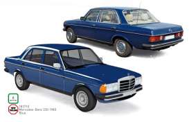 Mercedes Benz - 230 1980 blue - 1:18 - Norev - 183710 - nor183710 | Toms Modelautos Mercedes Benz - 230 1980 blue - 1:18 - Norev - 183710 - nor183710 | Toms Modelautos