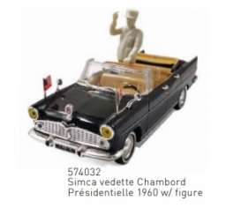 Simca  - Vedette 1960 black - 1:43 - Norev - 574032 - nor574032 | Toms Modelautos