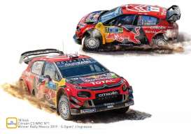Citroen  - C3 2019 red/black - 1:18 - Norev - 181646 - nor181646 | Toms Modelautos