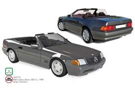 Mercedes Benz  - 500 SL 1989 grey - 1:18 - Norev - 183715 - nor183715 | Toms Modelautos