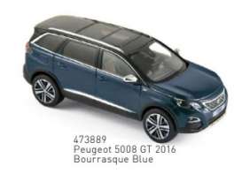 Peugeot - 5008 GT 2016 blue - 1:43 - Norev - 473889 - nor473889 | Toms Modelautos Peugeot - 5008 GT 2016 blue - 1:43 - Norev - 473889 - nor473889 | Toms Modelautos