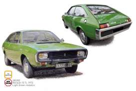 Renault  - 15 TL 1973 green - 1:18 - Norev - 185282 - nor185282 | Toms Modelautos