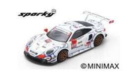 Porsche  - 911 RSR 2018 white/red/black - 1:64 - Spark - Y135 - spaY135 | Toms Modelautos