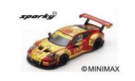 Porsche  - 911 GT3 2018 red/gold - 1:64 - Spark - Y126 - spaY126 | Toms Modelautos