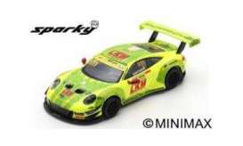 Porsche  - 911 GT3 2018 green/yellow - 1:64 - Spark - Y127 - spaY127 | Toms Modelautos