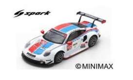 Porsche  - 911 RSR 2019 white/red/blue - 1:64 - Spark - Y136 - spaY136 | Toms Modelautos