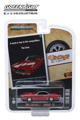 Chevrolet  - Camaro SS 1969 orange - 1:64 - GreenLight - 39020A - gl39020A | Toms Modelautos