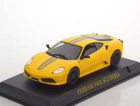 Ferrari  - F430 Scuderia yellow/silver - 1:43 - Magazine Models - MagFerF430y | Toms Modelautos