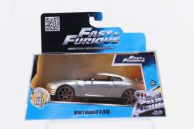 Nissan  - Skyline GT-R R35 2009 silver - 1:32 - Jada Toys - 97383 - jada97383 | Toms Modelautos