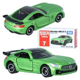 Mercedes Benz  - AMG GT-R green - 1:65 - Tomica - 007 - to007 | Toms Modelautos