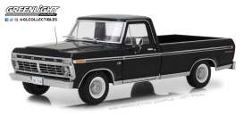 Ford  - F-100 pick-up 1972 Black - 1:18 - GreenLight - 12963 - gl12963 | Toms Modelautos