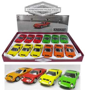 Lamborghini  - Miura P400 SV 1971 various - 1:34 - Kinsmart - 5390D - KT5390D | Toms Modelautos