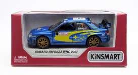 Subaru  - Impreza WRC #7 Solberg blue/yellow - 1:36 - Kinsmart - 5328W - KT5328W | Toms Modelautos