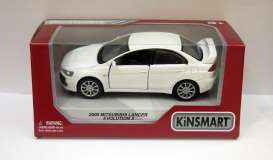 Mitsubishi - Lancer Evo X 2008 white - 1:36 - Kinsmart - 5329W - KT5329Ww | Tom's Modelauto's Mitsubishi - Lancer Evo X 2008 white - 1:36 - Kinsmart - 5329W - KT5329Ww | Tom's Modelauto's