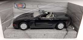 Chevrolet  - Corvette convertible 1998 black - 1:43 - Motor Max - 4001 - mmax4001 | Toms Modelautos