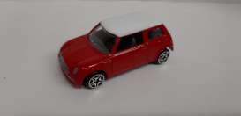 Mini  - Cooper red - 1:64 - Motor Max - 6057 - mmax6057r | Toms Modelautos