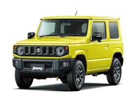 Suzuki  - Jimny 2018 kinetic yellow - 1:32 - Aoshima - 05776 - abk05776 | Toms Modelautos