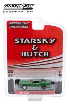 Ford  - Mustang 1966 green - 1:64 - GreenLight - 44855B - gl44855B | Toms Modelautos