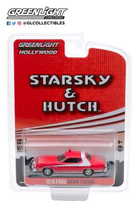 Ford  - Gran Torino 1976 red - 1:64 - GreenLight - 44855F - gl44855F | Toms Modelautos