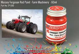 Zero Paints Paint - Massey Ferguson Red - Zero Paints - ZP1360 | Toms Modelautos