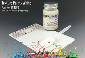 Zero Paints Paint - White Textured - Zero Paints - ZP1389 | Toms Modelautos