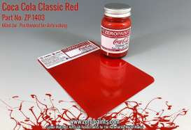 Zero Paints Paint - Coca Cola classic red - Zero Paints - ZP1403 | Toms Modelautos