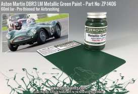 Zero Paints Paint - Aston Martin  metallic green - Zero Paints - ZP1406 | Toms Modelautos